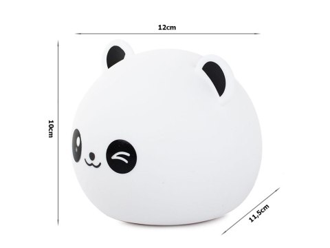 Lampka nocna dla dzieci led panda rgb dotyk