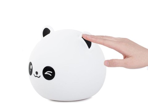 Lampka nocna dla dzieci led panda rgb dotyk