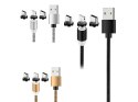 Kabel magnetyczny 3w1 micro typ-c usb do iphone 1m