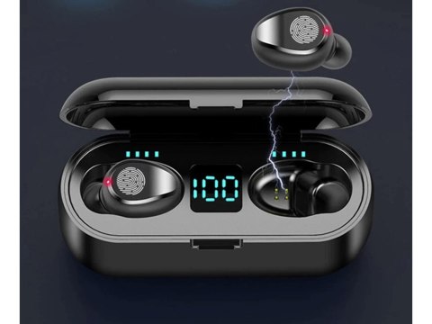 Słuchawki bezprzewodowe bluetooth f9 powerbank