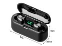 Słuchawki bezprzewodowe bluetooth f9 powerbank