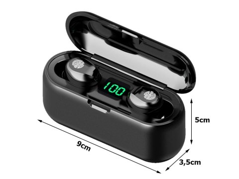 Słuchawki bezprzewodowe bluetooth f9 powerbank