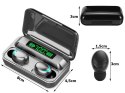 Słuchawki bezprzewodowe bluetooth f9 tws powerbank