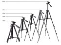 Statyw tripod pilot bluetooth uchwyt na telefon