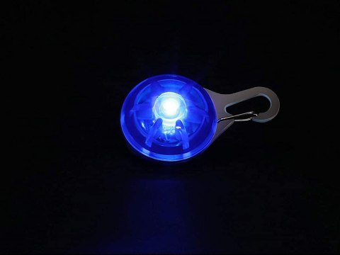 Świecąca lampka led na obrożę zawieszka pies kot