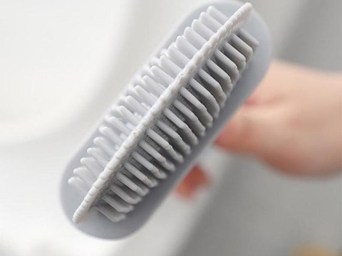 Szczotka toaletowa silikonowa do łazienki wc