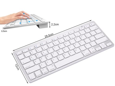 Klawiatura bezprzewodowa bluetooth do pc ipad mac