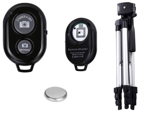 Statyw tripod pilot bluetooth uchwyt na telefon