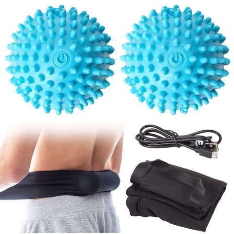 Piłki roller kule z wibracją do masażu fitness