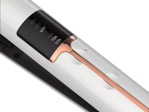 Prostownica do włosów ceramiczna lcd 2w1 regulacja