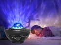 Projektor gwiazd lampka nocna led rgb + pilot