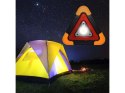 Trójkąt ostrzegawczy led latarka lampka power bank