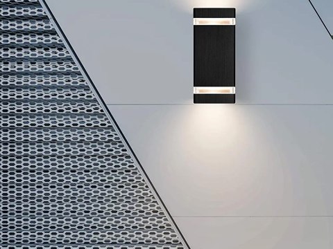 Lampa elewacyjna led zewnętrzna kinkiet ogrodowy