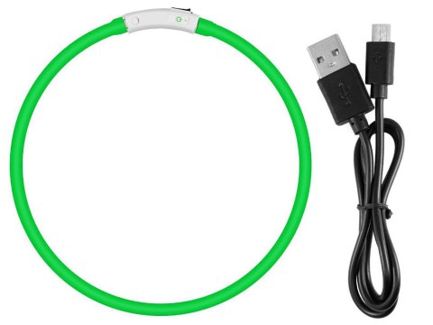 Obroża świecąca led dla psa i kota regulowana usb