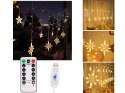 Lampki girlanda gwiazdki kurtyna świetlna 138 led