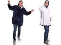 Ciepła bluza koc oversize xxl 2w1 gruba futrzak