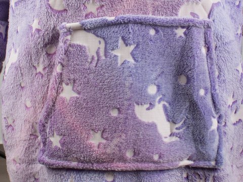 Ciepła bluza koc oversize xxl 2w1 gruba futrzak