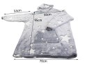 Ciepła bluza koc oversize xxl 2w1 gruba futrzak