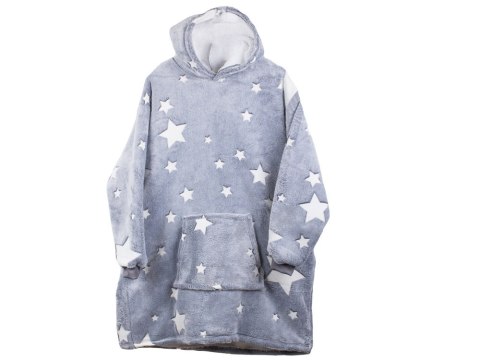 Ciepła bluza koc oversize xxl 2w1 gruba futrzak