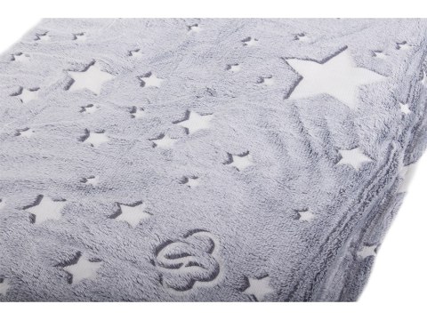 Miękki koc pled narzuta na łóżko świecący 150x180