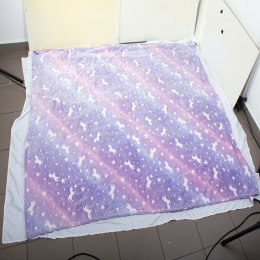 Miękki koc pled narzuta na łóżko świecący 150x180