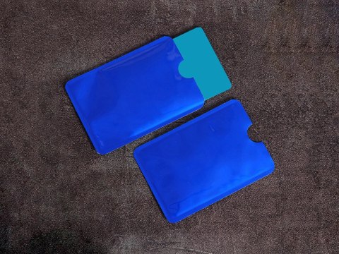 Etui na karty zbliżeniowe rfid antykradzieżowe x4