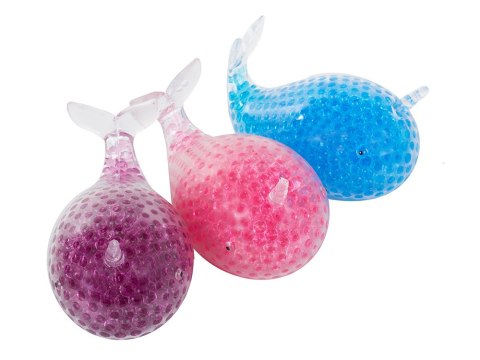 Gniotek antystresowy żelowy squeeze delfin kulki