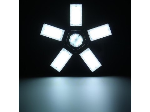 Lampa warsztatowa sufitowa składana led mocna E27