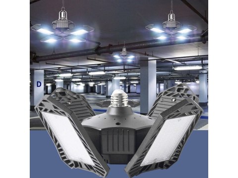 Lampa warsztatowa sufitowa składana led mocna E27