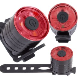 Lampka rowerowa 3 led tył rower do plecaka