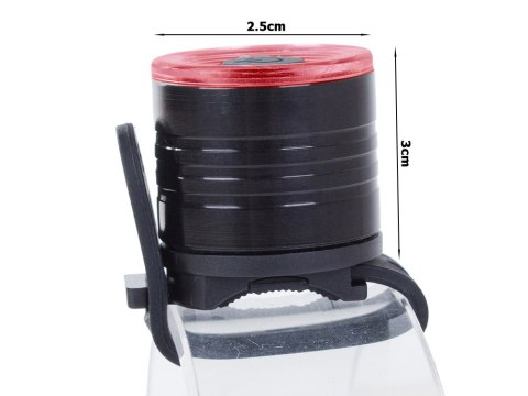 Lampka rowerowa 3 led tył rower do plecaka
