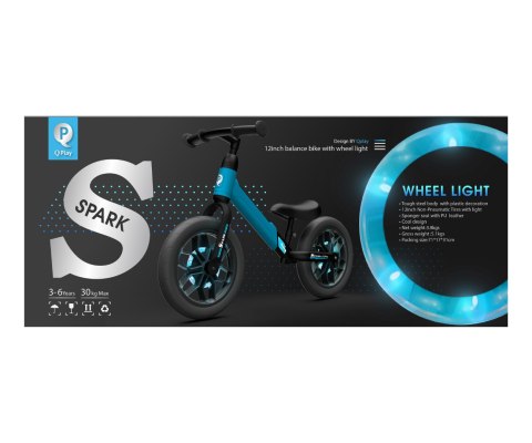 Qplay Rowerek Biegowy Spark Blue