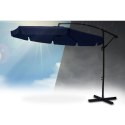 Parasol ogrodowy składany 6 segmentów granatowy ? 350cm