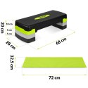 Step do ćwiczeń 3 stopnie NS-400 zielony