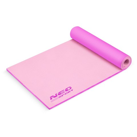 Mata do ćwiczeń 173 x 61 x 0,6 cm Neo-Sport - 19203 fioletowo-różowa