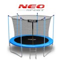 Trampolina ogrodowa 6ft/183cm z siatką wewnętrzną i drabinką Neo-Sport