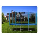 Trampolina ogrodowa 14ft/435cm z siatką zewnętrzną i drabinką Neo-Sport Maszyna do baniek GRATIS