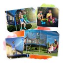 Trampolina ogrodowa 14ft/435cm z siatką zewnętrzną i drabinką Neo-Sport Maszyna do baniek GRATIS