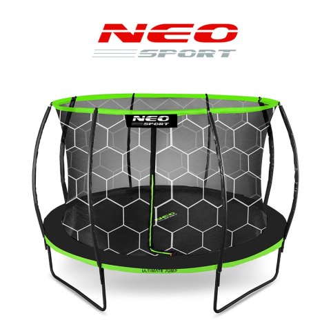 Trampolina ogrodowa profilowana 12ft/374cm z siatką wewnętrzną Neo-Sport