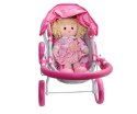 Wózek dla lalek Dori Prestige Pink