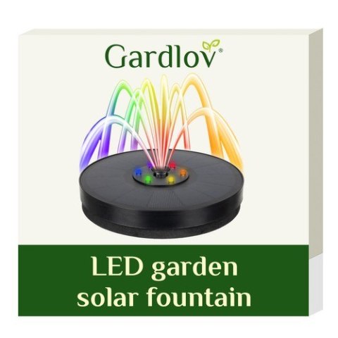 Fontanna solarna ogrodowa LED