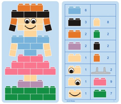 Little Architect - ArchiMates 630 el. - Blocks educational