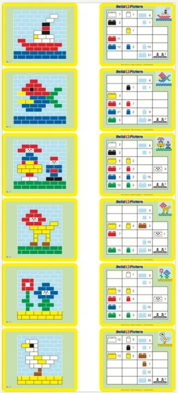 Little Architect - Build a Picture 900 el. Blocks constructional