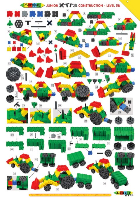 Morphun 10 Vehicles 251 el. - Blocks construction
