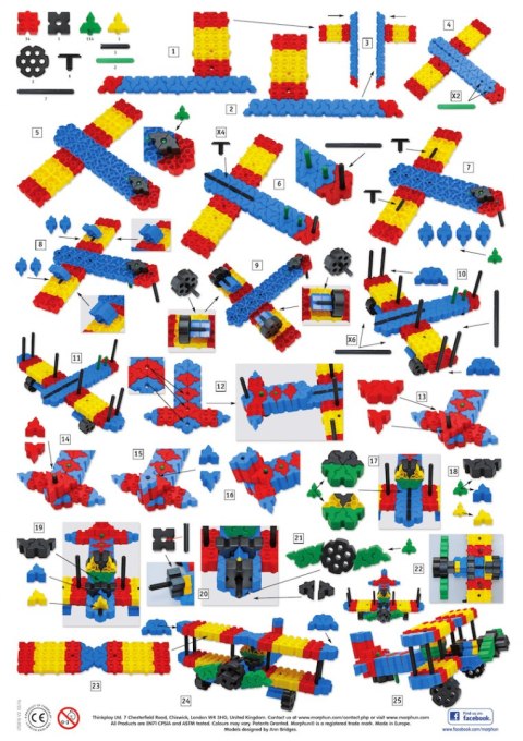 Morphun 10 Vehicles 251 el. - Blocks construction