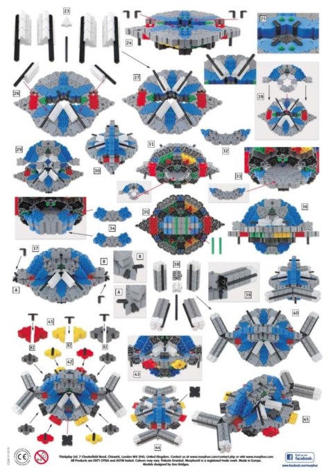Morphun Spaceships 334 el. - Blocks construction
