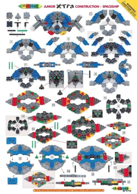 Morphun Spaceships 334 el. - Blocks construction
