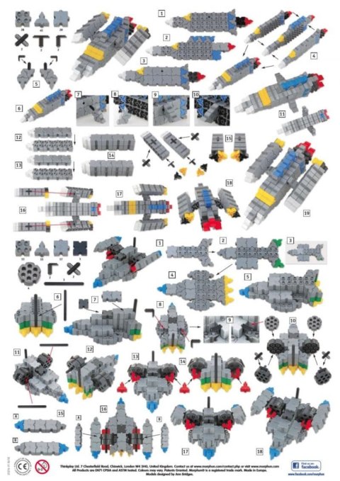 Morphun Spaceships 334 el. - Blocks construction