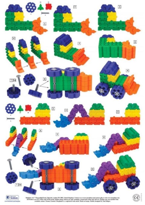 Morphun Starter Rainbow 500 el. - Blocks construction