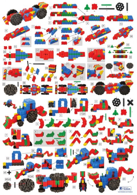 Morphun Vehicles 300 el. - Blocks construction